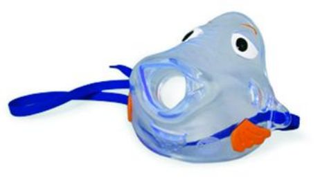 Bubbles the Fish II Pediatric Aerosol Mask for PARI Nebulizers